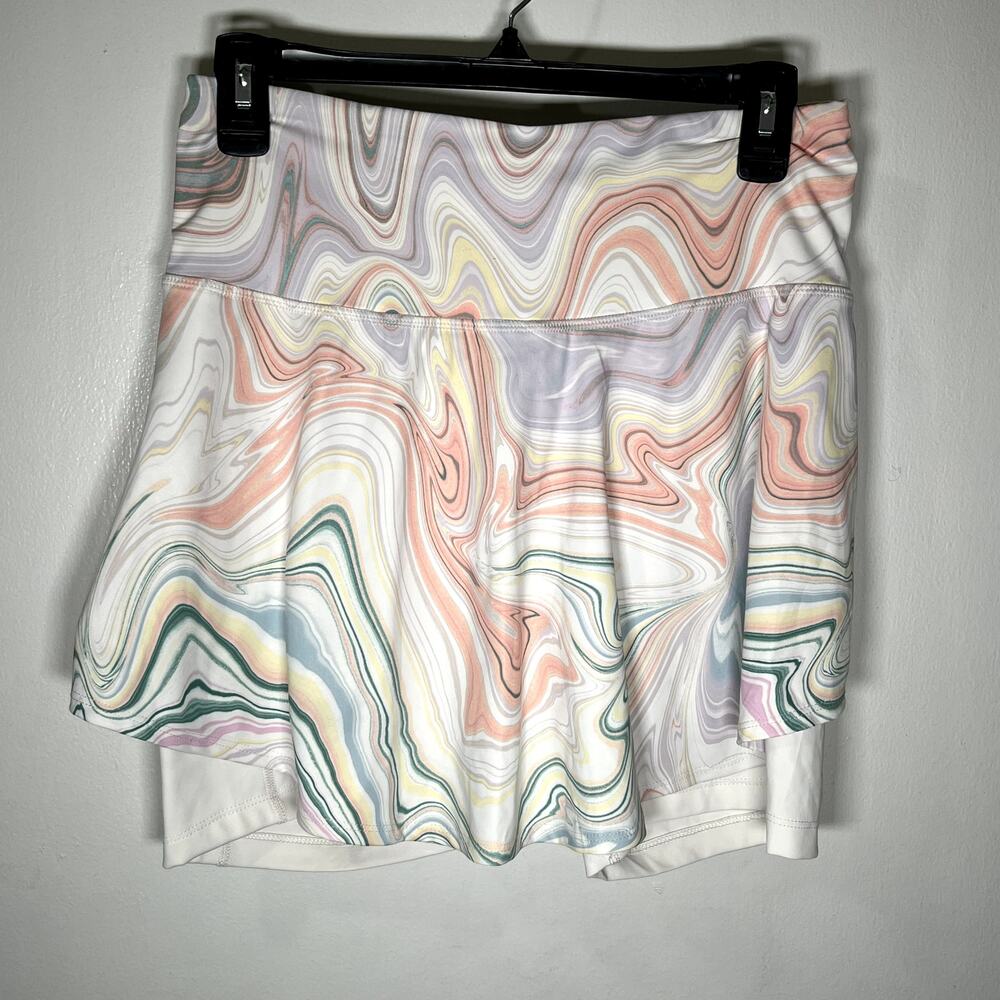 Old Navy active skort pastel swirl medium